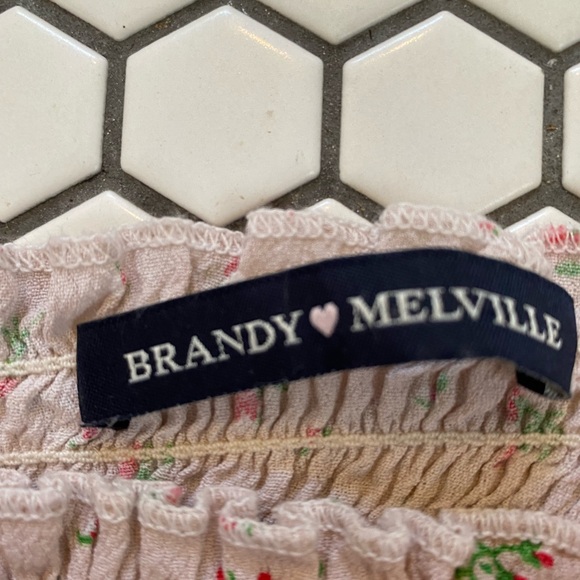 Brandy Melville smocked tube top and tank top bundle - Picture 6 of 6